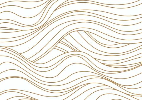 金色の和風の海や波のイメージ素材 和風,曲線,ライン,海,波,金色,背景のイラスト素材