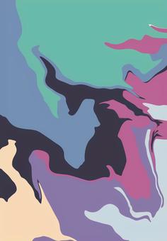 手描き　マーブル　背景