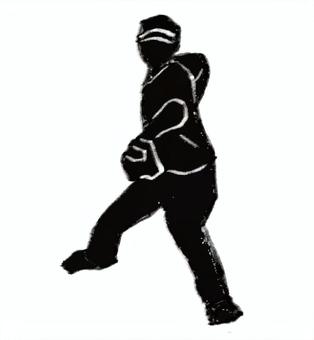 野球投手シルエット 野球投手シルエット 野球,ベースボール,プロ野球,高校野球,メジャー,スポーツ,社会人野球,試合,甲子園,選手のイラスト素材