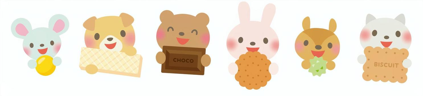 あまいのだいすき あまいのだいすき スイーツ,お菓子,おやつのイラスト素材
