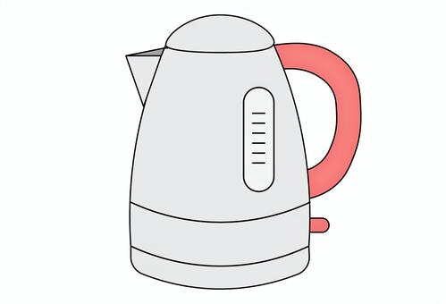 暮らしに馴染む電気ケトル 電気ケトル,キッチン,家電,湯わかし,生活用品,台所,調理家電,お湯のイラスト素材