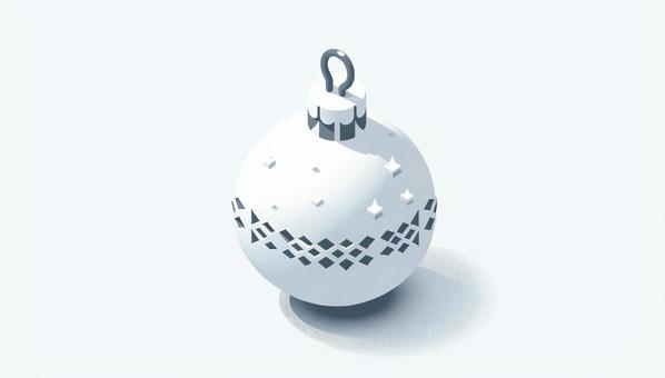 Illustration, ball, jade, christmas, 