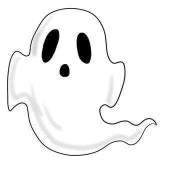 Simple Obake, halloween, obake, ghost, JPG