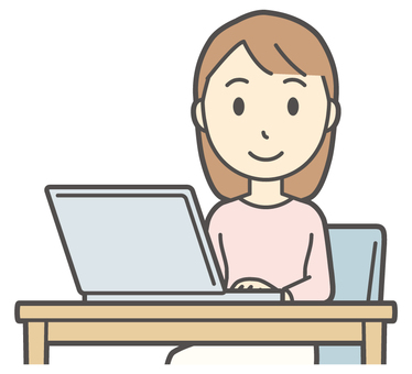  ロングヘア女性-523-バスト