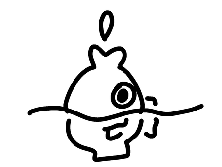 魚 魚,手描き,さかな,海,釣りのイラスト素材