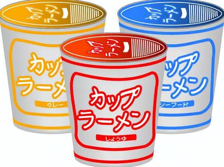 Illustration, cup ramen, ramen, convenience store, 