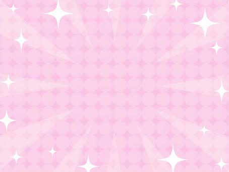 ポップな集中線のキラキラ背景 ピンク 背景,集中線,サンバースト,放射線,ピンク,パステル,キラキラ,輝き,光線,効果線のイラスト素材