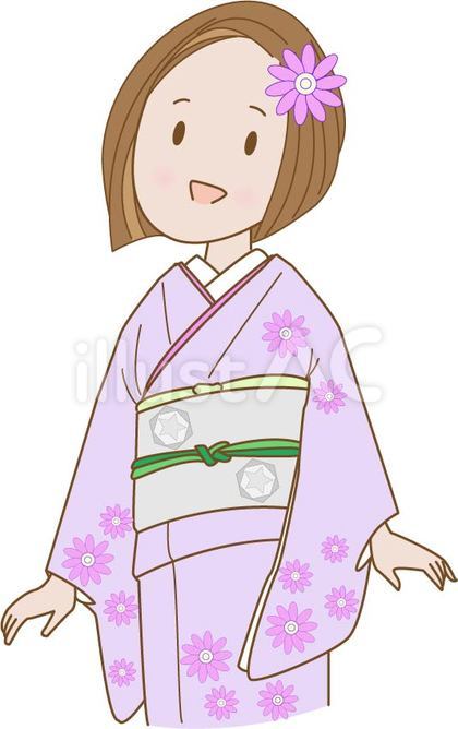 着物の女性