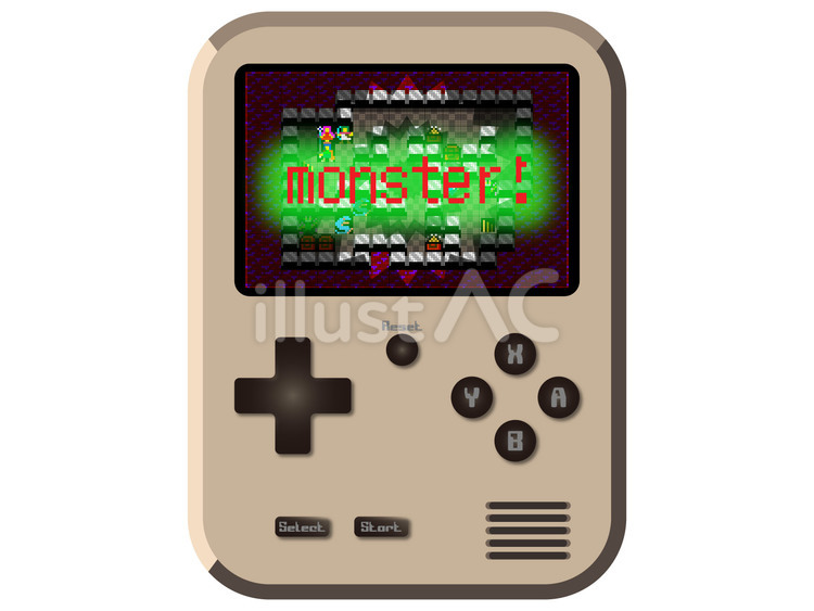 携帯ゲーム機（縦型）RPG地下シーンB 携帯,ゲーム機,縦型のイラスト素材