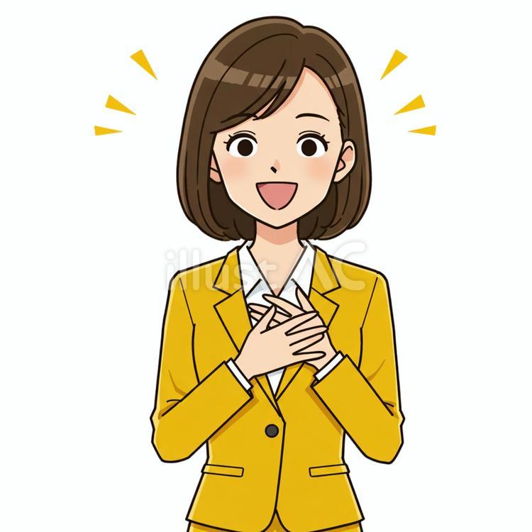 安心する姿イラスト - No: 26466728｜無料イラスト・フリー素材なら「イラストAC」