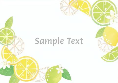Refreshing Lemon Frame A, JPG, PNG and AI Refreshing Lemon Frame A, summer, lemon, lemonade, JPG, PNG and AI