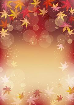 もみじの背景 秋,赤,紅葉,秋の葉,もみじ,青,緑,葉,背景,メニューのイラスト素材