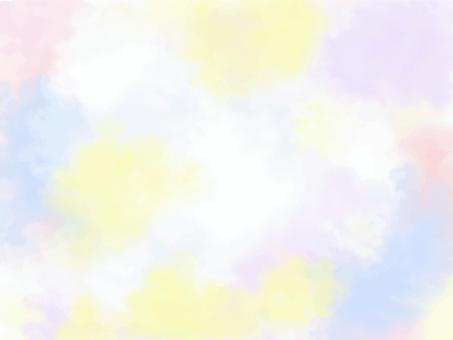 水彩でにじんだ背景15 水彩,背景,にじみ,カラフル,かわいい,おしゃれ,ベクター,手描き,フレーム,枠のイラスト素材