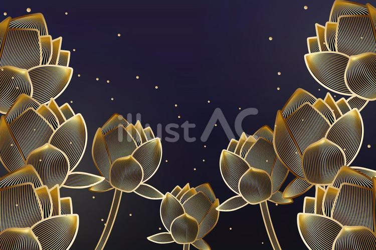 蓮の花007 蓮華,蓮の花,花のイラスト素材