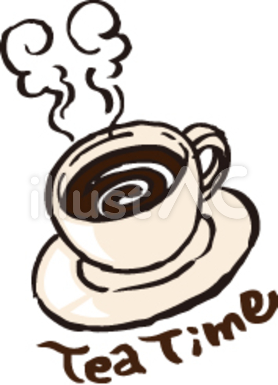 Tea Time teatime,ティータイム,コーヒーのイラスト素材