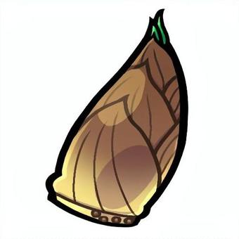 たけのこ（筍） 食べ物,食材,野菜,たけのこ,春のイラスト素材