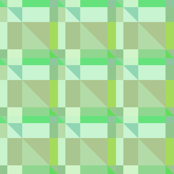 幾何学チェックのシームレスパターン・緑