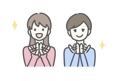 two women clapping, , JPG and PNG