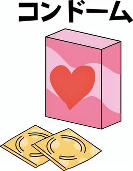 避妊具　　 避妊具,コンドーム,製品,大人,ゴム,感染症,性病,カタカナ,イメージのイラスト素材