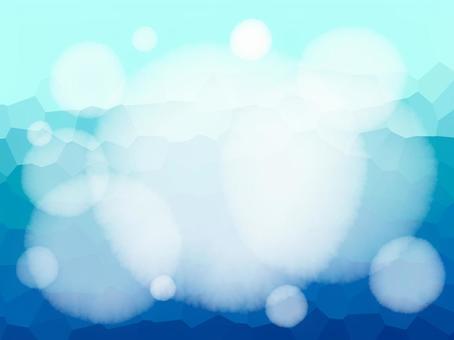 水色の幻想的背景　壁紙 背景,水面,にじみ,ふんわり,冷たい,冷静,静か,青,ブルー,壁紙のイラスト素材