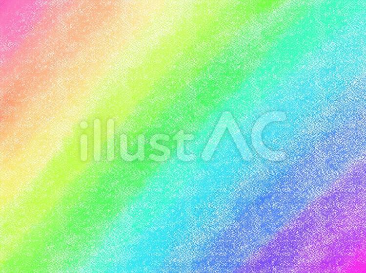 虹色のクレヨン背景イラスト No 2665 無料イラストなら イラストac