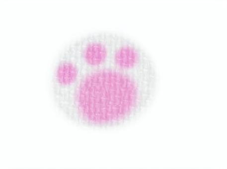 にくきゅう 肉球,猫,アイコン,かわいい,キャンバスのイラスト素材