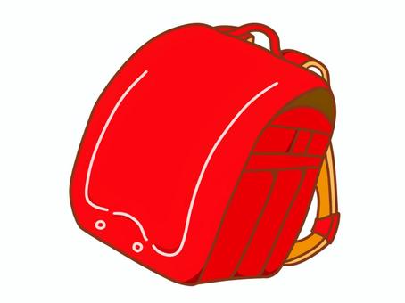 School bag soft red, school bag, bag, primary school, JPG and PNG