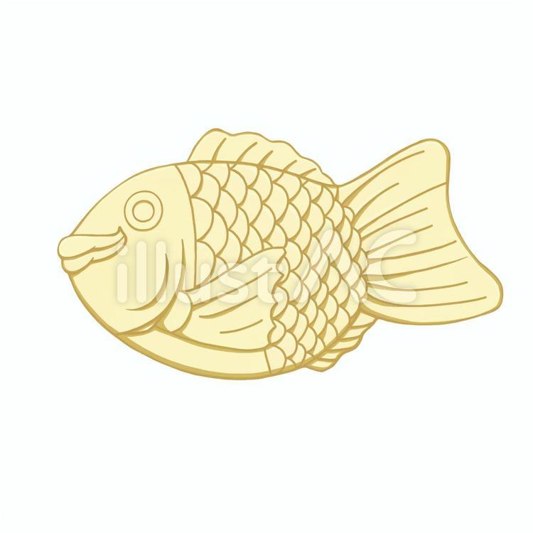 白たい焼き たい焼き,鯛焼き,タイヤキのイラスト素材
