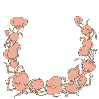 花 花 花,植物,フレーム,背景,オールシーズンのイラスト素材