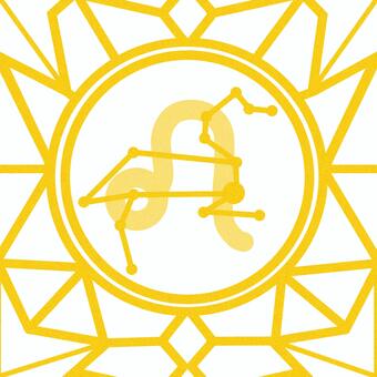 シームレスなモザイク　獅子座の線画　ｐ しし座,獅子座,星座,星,占い,運勢,ホロスコープ,占星術,12星座,宇宙のイラスト素材