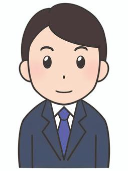 Illustration, suit, male, employee, 