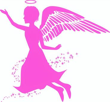 Illustration, angel, feather, jump, 