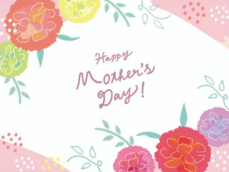 Illustration, mother's day, may, rose, 