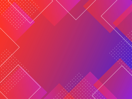 四角形のグラデ幾何学フレーム 紫 背景,グラデーション,幾何学,メンフィス,紫,ピンク,赤,ネオン,フレーム,四角形のイラスト素材