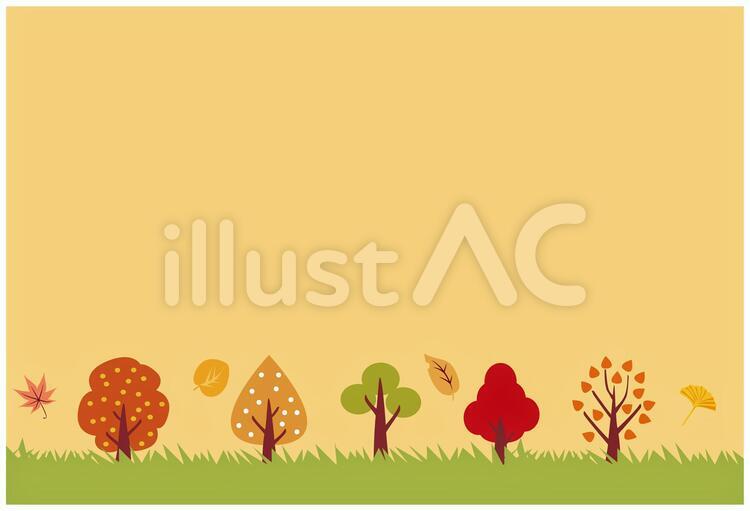 秋素材 紅葉,もみじ,背景のイラスト素材