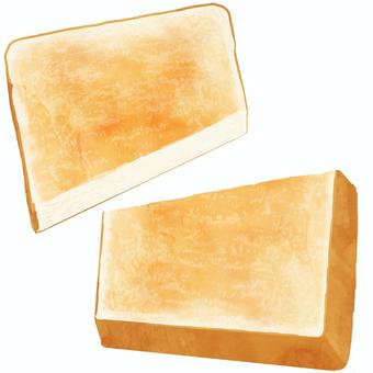 cut toast, plain bread, toast, bread, JPG and PNG