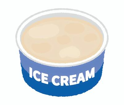カップアイス・バニラ カップアイス,アイスクリーム,アイス,デザート,スイーツ,バニラ,バニラアイス,バニラアイスクリーム,おやつ,バニラ味のイラスト素材