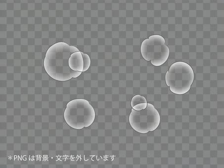 吐息　白い息 市松模様,吐息,白,もくもく,ふわふわ,グラデーション,エフェクト,吐く息,白い息,蒸気のイラスト素材