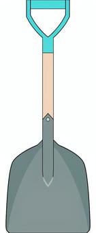 スコップ_shovel スコップ,道具,園芸,農業,大型のイラスト素材