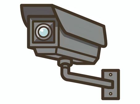 防犯カメラ_03 防犯カメラ,カメラ,監視カメラ,セキュリティ,防犯,監視,見守り,盗難対策,施設管理,セキュリティシステムのイラスト素材