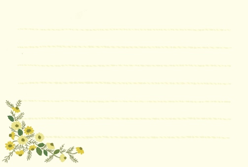 Chamomile postcard ruled line one point, JPG and PNG Chamomile postcard ruled line one point, chamomile, lavender, one point, JPG and PNG