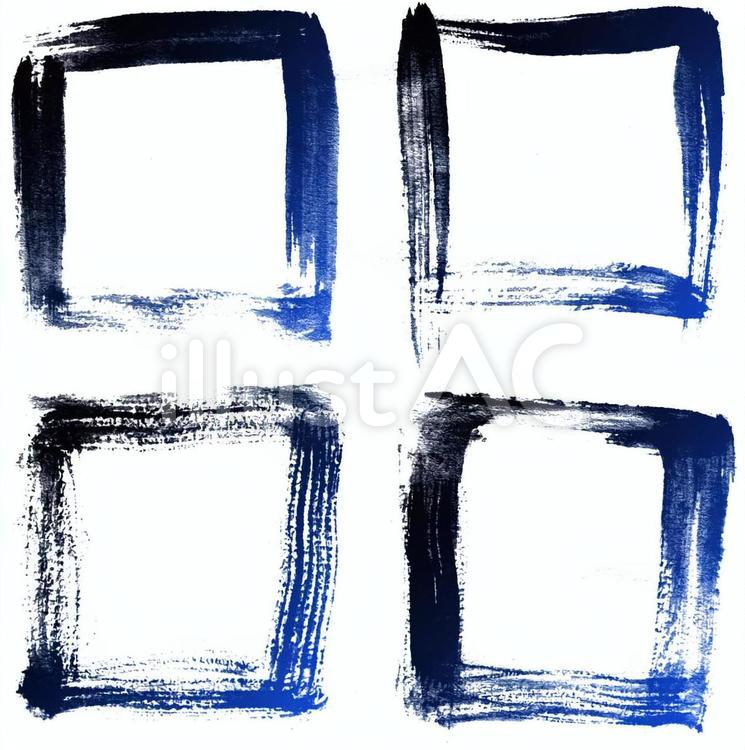 筆の線 和柄,柄,かすれのイラスト素材