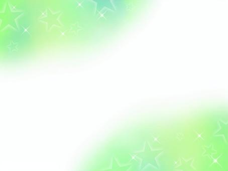 もやもやと星（グリーン） 星,キラキラ,宇宙,グラデーション,フレーム,緑のイラスト素材