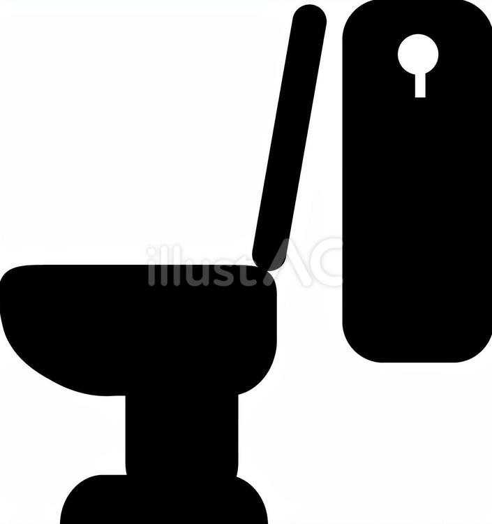 トイレ洋式　 トイレ,洋式,便座のイラスト素材