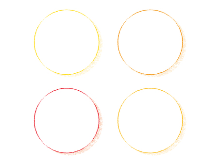 Illustration, circle frame, frame, enclosure, 