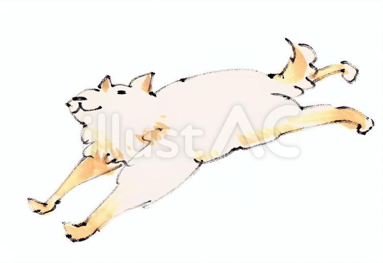 《手書き素材》いぬ いぬ,犬,イヌのイラスト素材