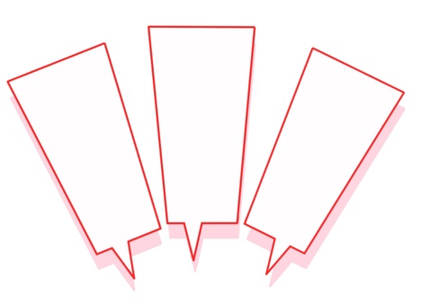 Illustration, speech balloon, shadow, three, 