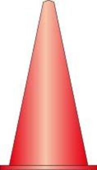 color cone, color cone, road corn, construction site, JPG, PNG and AI