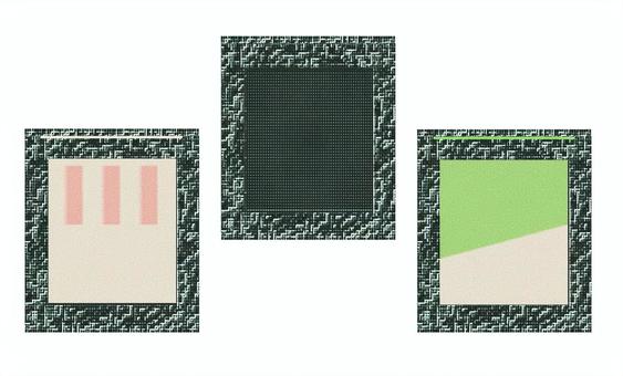 Illustration, put the regular, pass case, card case, 