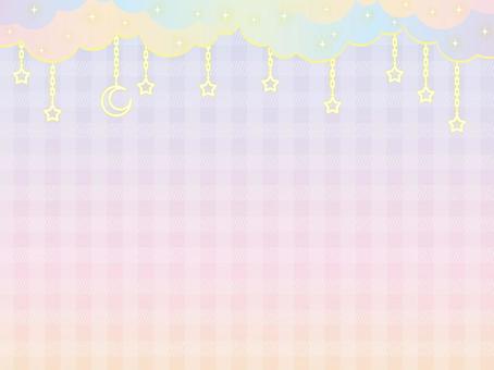 ゆめかわ背景枠7